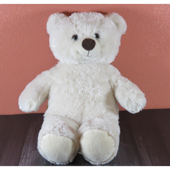 Teddy Bear Brown Nose Cream Fur Build-A-Bear Workshop Plush Stuffed Animal BAB - Picture 1 of 10